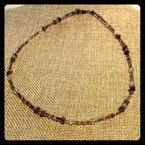 Vintage glass beaded necklace.